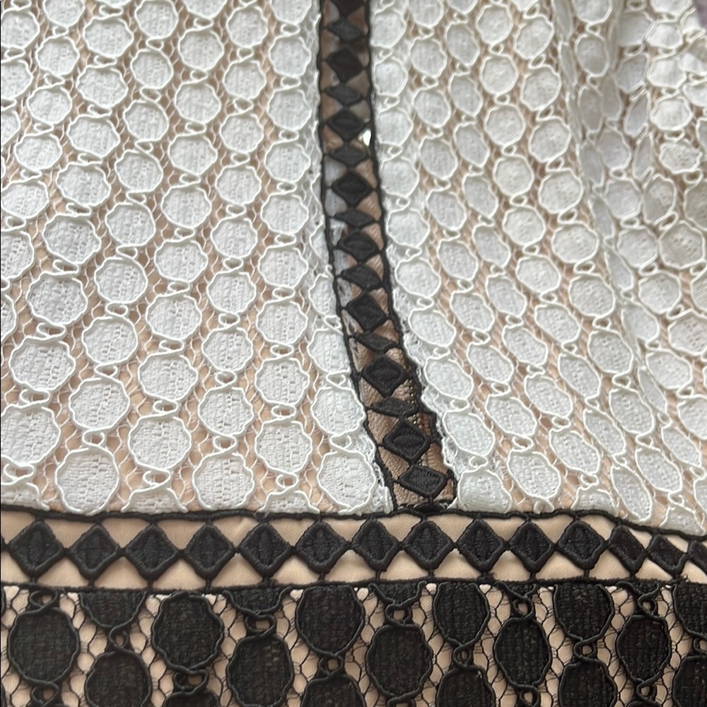 Twik Black and White Cocktail Dress - Picture 8 of 8